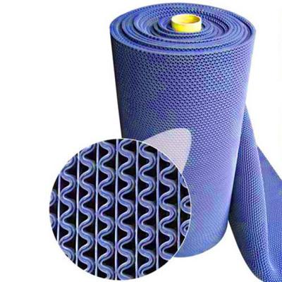 China Anti Slip Safety PVC Vinyl Swimming Pool Matting With 5MM S Grip for sale