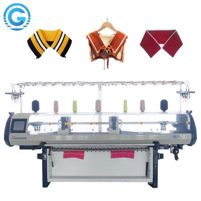 China Single System 2 Carriage 80 Inch Collar Flat Knitting Machine for sale
