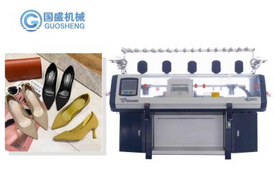 China o preço de fábrica da máquina da confecção de malhas do computador da parte superior de sapata de matéria têxtil 3d alto-colocou saltos sapatas à venda