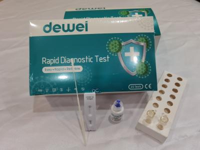 China Self Test Fast Speed Covid-19 (2019-nCoV) Antigen Rapid Test Cassette by Swab for sale