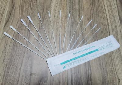 China Flocked Collection Swab for Covid-19 Collection Nasal Nasopharyngeal Oral Oropharyngeal Swab for sale