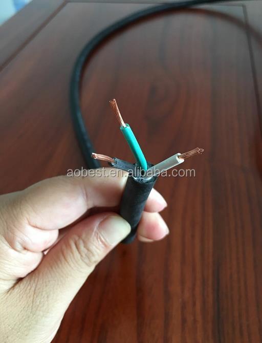 Copper conductor 2 conductor 12 AWG SOOW cable