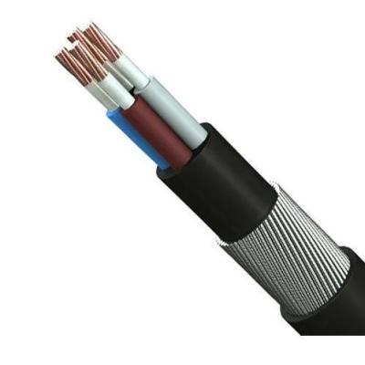 China Supply Factory price 0.6/1KV 5x4mm2 Copper CONDUCTOR SWA steel wire PVC insulated power cable for sale