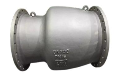China Axial Flow Cast Check Valve Venturi Port Low Noise Lower Water Hammer Damager for sale
