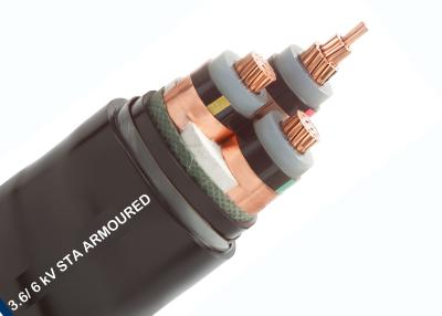China Three Core Armoured Cable , XLPE Armoured Cable Bare Copper Class 2 Conductor for sale