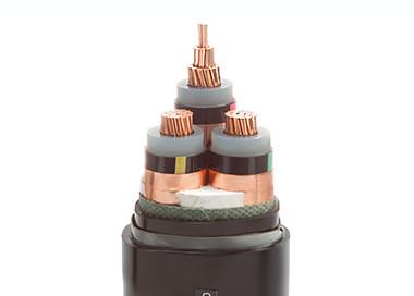 China 6/10 kV 3 Core  Medium Voltage Power Cables Copper Conductor XLPE Insulation cable (Armored) for sale