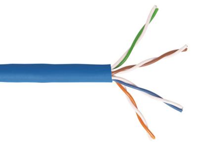 China Category 5e UTP Copper Lan Cable 4 Pair Low Smoke Halogen Free Cable 305m/ Roll In Pull Box for sale