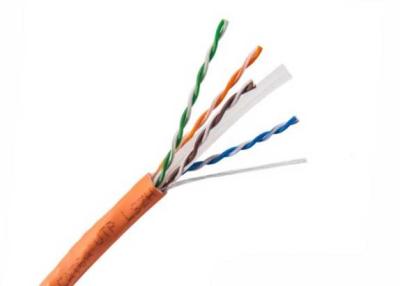 Chine Le câble Ethernet de cuivre de veste de LSZH, 4 appareillent le 1er câble de la génération Cat6A UTP à vendre