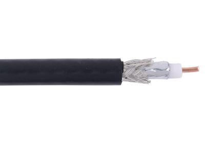 China Cable coaxial del aislamiento RG 59 U del LDPE, AWG 22 cable de vídeo coaxial de 75 ohmios en venta