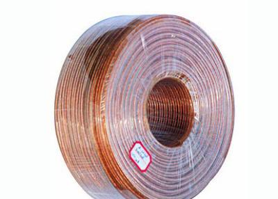 China Copper Litz Wire Loudspeaker Cable , Transparent Sheath PVC Insulated Cables for sale