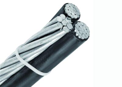 China Low Voltage Aerial Bundled Cable Triplex Service Drop Cable XLPE / PVC Insulation for sale