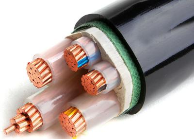 Chine Cable électrique de basse tension noyau de 0.6/1 kilovolt 3+2 XLPE isolé, PVC engainé, Unarmoured et blindé au CEI 60502 à vendre