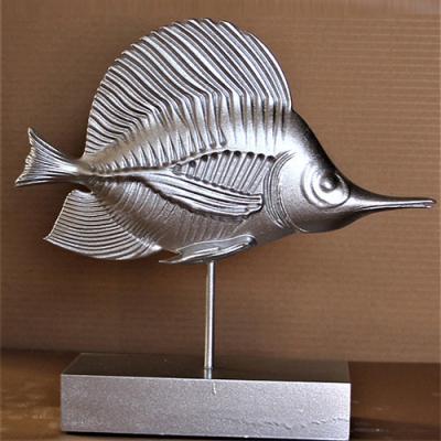 China silver fish on stand for sale