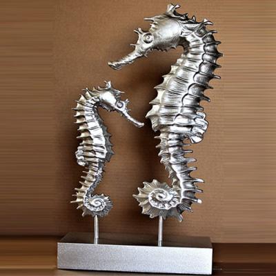China silver seahorse table decor for sale