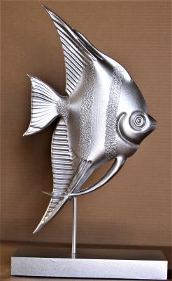China MDF silver fish table decor for sale