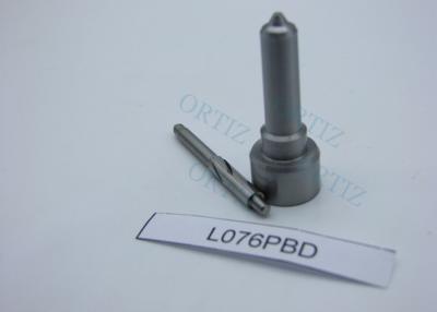 China DELPHI Silver Oil Dispenser Nozzle , Durable Steel Common Rail Nozzle L076PBD for sale