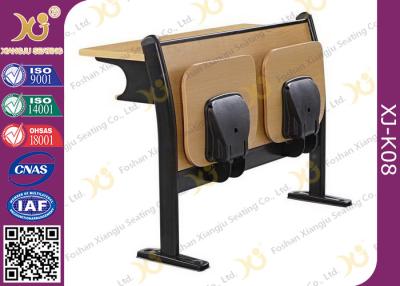 China Melamine Desktop Foldable Lecture Theatre Chairs Iron Hinge Type , ISO9001 for sale