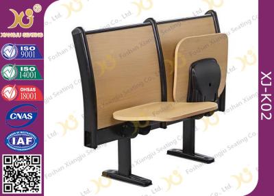 China Cold Roll Steel Book Holder College Classroom Furniture With Writing Desk for sale