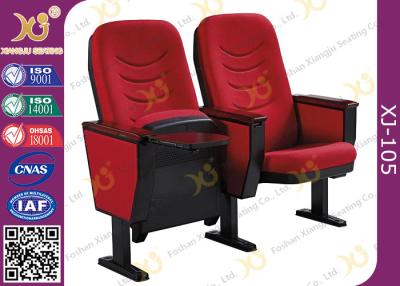 China Solid Wood Armrest Church Chair Stadium Theater Seating With Steel Leg for sale
