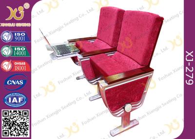 China Full Size Foldable Table Conference Hall Chairs With High Speed Rail Design Table for sale