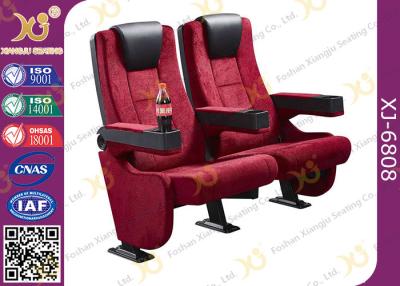 China Rocker Back luxury Movie Theatre Auditorium Chair With Tablet Arms for sale