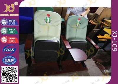 China Lagos Nigeria University Auditorium Theater Seating Cushion Fabric With Customized Logo for sale