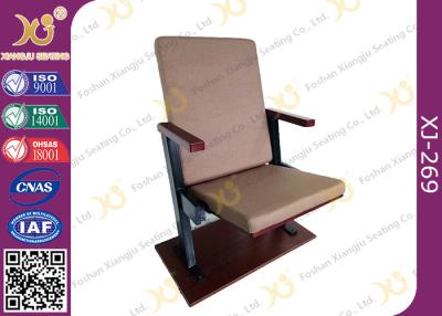 China Tipo delgado silla del teatro del auditorio sin el cojín de escritura para la iglesia de Kenia en venta