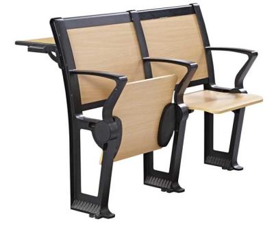 China Custom Folded Seat School Desk And Chair For Lecture Room 5 Years Warranty for sale