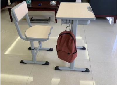 China Cold Rolled Steel Student Desk And Chair Set Commercial Furniture Eco - Friendly Material for sale
