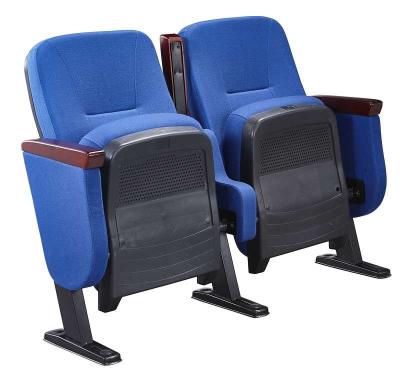 China 86CM Low Back Foldable Armrest Auditorium Theater Seating With Book Box for sale