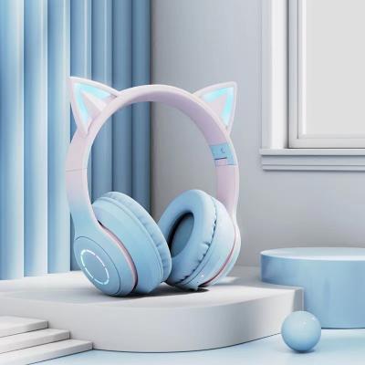 China ABS Wireless Kids Earphones Luminous Bluetooth Earphones With Microphone for sale