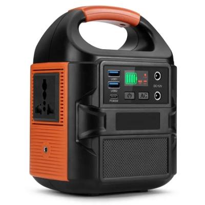 China 100W Mobile Lithium Portable Power Station Car Jump Starter Power Station AC USB DC Output for sale
