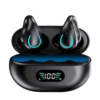 China Clip On Sports Bluetooth Earphones Anti Lost Bone Conduction Wireless Mic Talking Headset for sale