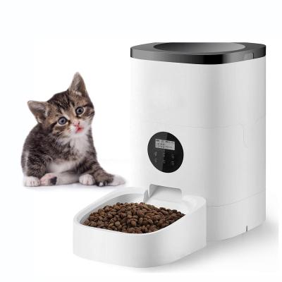 China ODM Automatic Pet Feeder 2.8L Stainless Steel Food Container Dual Power Supply for sale