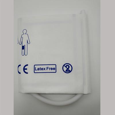 China Adult Disposable Nibp Cuff , Non Woven Fabrics Measuring Blood Pressure Cuff for sale