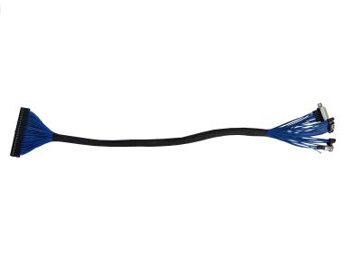 Chine Double rangée DB15 fil de harnais électrique 6 outil de test de câble de noyau bleu 500 mm à vendre