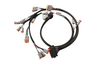 China PA Nylon Bellows Automotive Wiring Harness DB Connector 500mm for sale