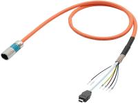 Quality Bending Resistant Robot Wiring Harness Servo Drive M23 Aviation Head 4C X 1.5mm2 for sale