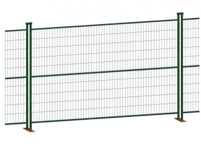 China Pvc Coating Secure Temporary Fencing 10ft Long Canada Standard Metal for sale