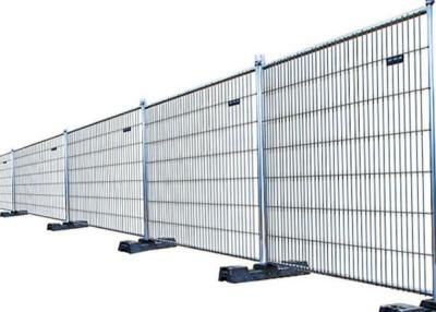 China Anti Climb Hot Dip Galvanized Temporary Steel Fencing 350cm Square Top for sale