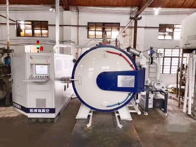 China Fabricantes de hornos de tratamiento térmico al vacío de acero de doble cámara 1350 grados en venta