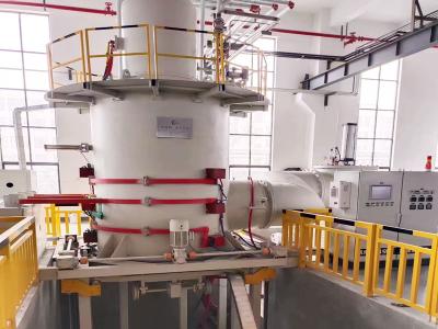 China 1600C Vertical Vacuum Furnace Temperature High 50kg Vacuum Induction Melting Furnace for sale