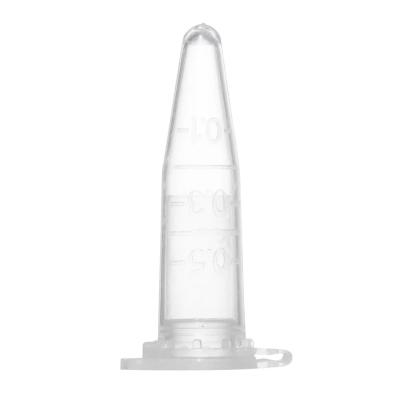 China 0.2ml 0.5ml 1.5ml Sterile PP Plastic Conical Micro Centrifuge Tube With Cap for sale