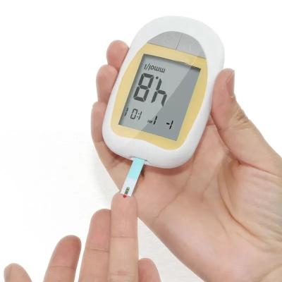 China Medical Measuring Blood Sugar Glucometer With 50 Diabetic IVD Test Strip for sale