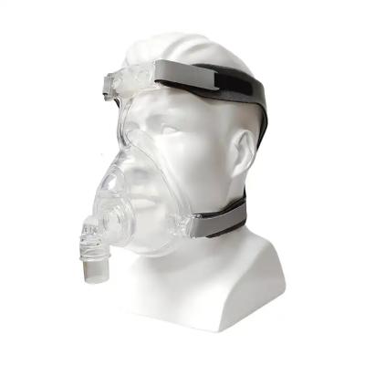 China Sistema CPAP Máscara facial completa CPAP, máscara de silicona nasal CPAP con tubo de oxígeno de 2 m en venta