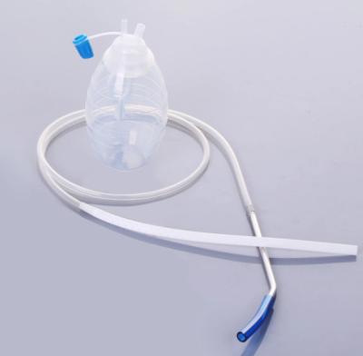 Silicone reservoir with Trocar  Closed Wound Drainage System and silicone drainage tube