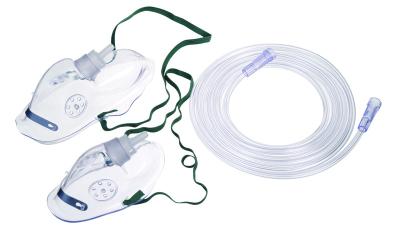 China Pediátrico respiratorio de la entrega de la máscara de oxígeno ISO13485 enroscado en venta
