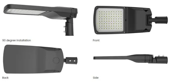 New Design Urban Outdoor Lighting City LED Commercial Street Lights Fixtures NEMA Zhaga Smart Sensor Streetlight