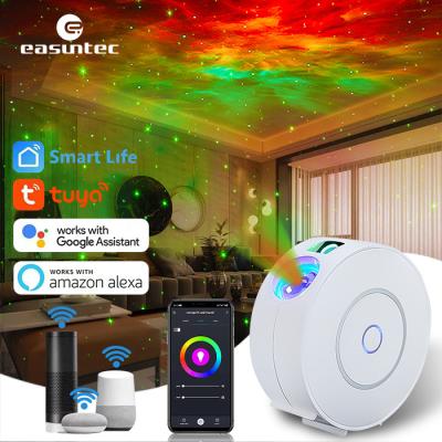 China Practical RGB Smart Night Light Projector , Multipurpose Alexa LED Star Projector for sale