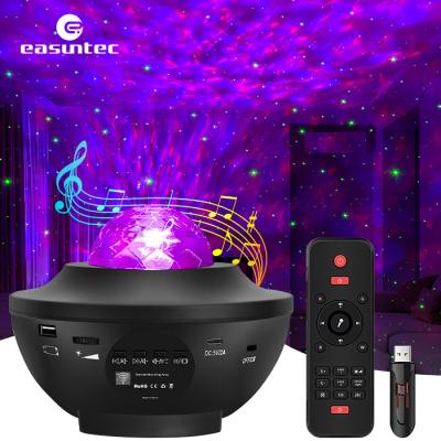 China ROHS Remote Ocean Wave Star Projector Music Player For Home Theater for sale